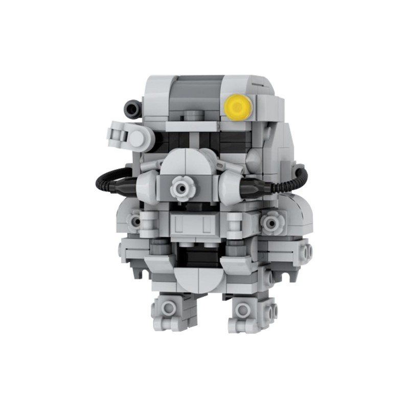 GOBRICKS MOC 183829 T-60 Power Armor Brickheadz Fallout - YWOBB