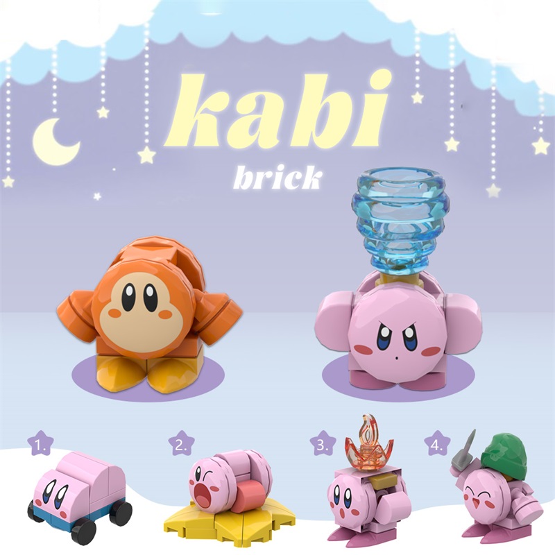 GOBRICKS MOC F-A0660 Kirby of the Stars - Kirby - YWOBB