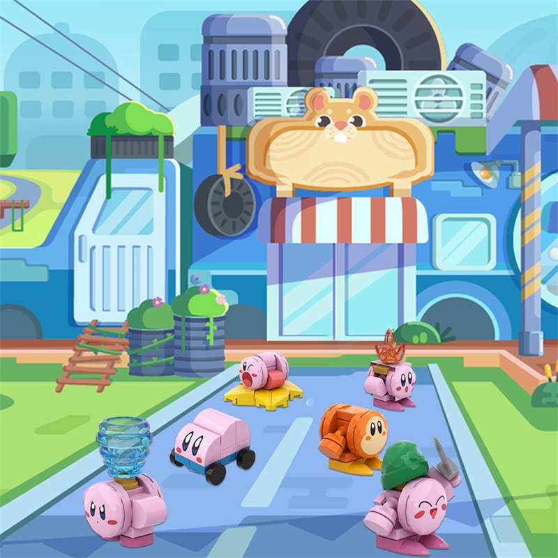 GOBRICKS MOC F-A0660 Kirby of the Stars - Kirby - YWOBB