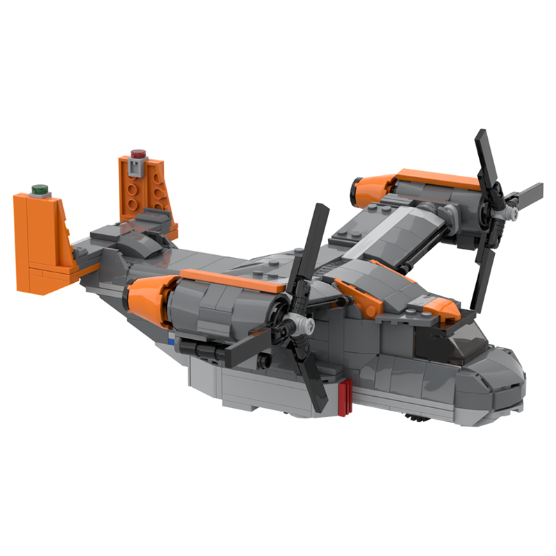 GOBRICKS MOC 187678 Osprey Aircraft - YWOBB