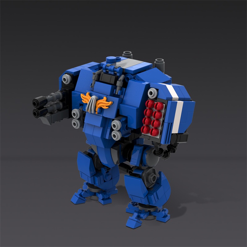 GOBRICKS MOC A1500 Warhammer 40K Ballistus Dreadnought - YWOBB