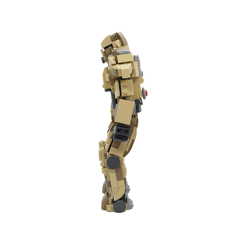 GOBRICKS MOC 183742 Fallout: Desert Camo T-45 Power Armor - YWOBB