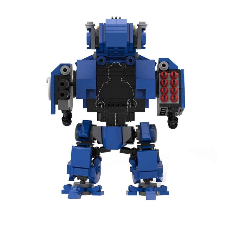 GOBRICKS MOC A1500 Warhammer 40K Ballistus Dreadnought - YWOBB