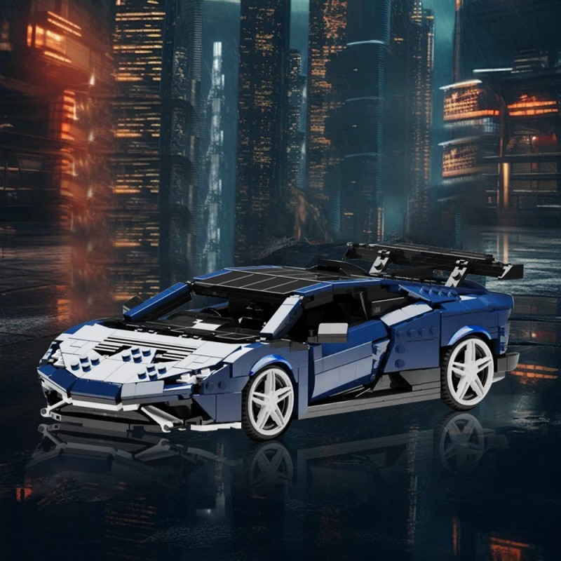 GOBRICKS MOC 197774 Lamborghini Huracan STO - YWOBB