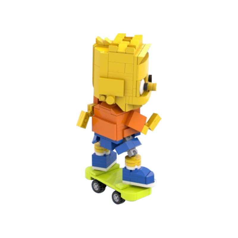 GOBRICKS MOC 196237 BART SIMPSON - YWOBB