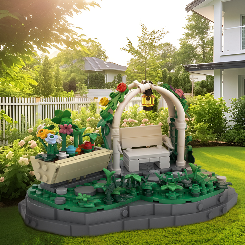 GOBRICKS MOC 183636 The Garden - YWOBB