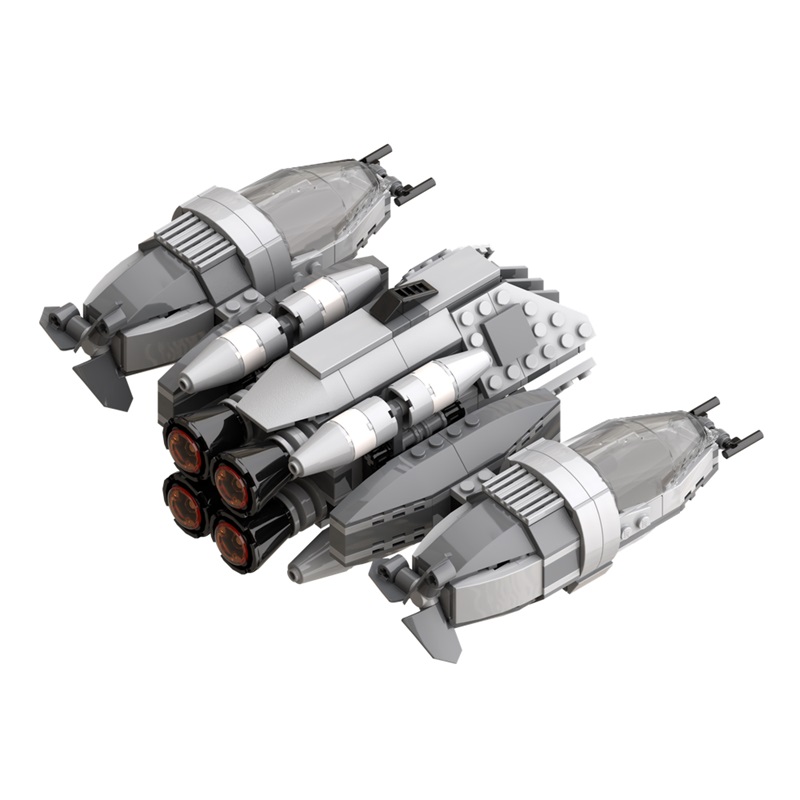 GOBRICKS MOC 188625 B-Wing-Striker - Ugly Class - YWOBB