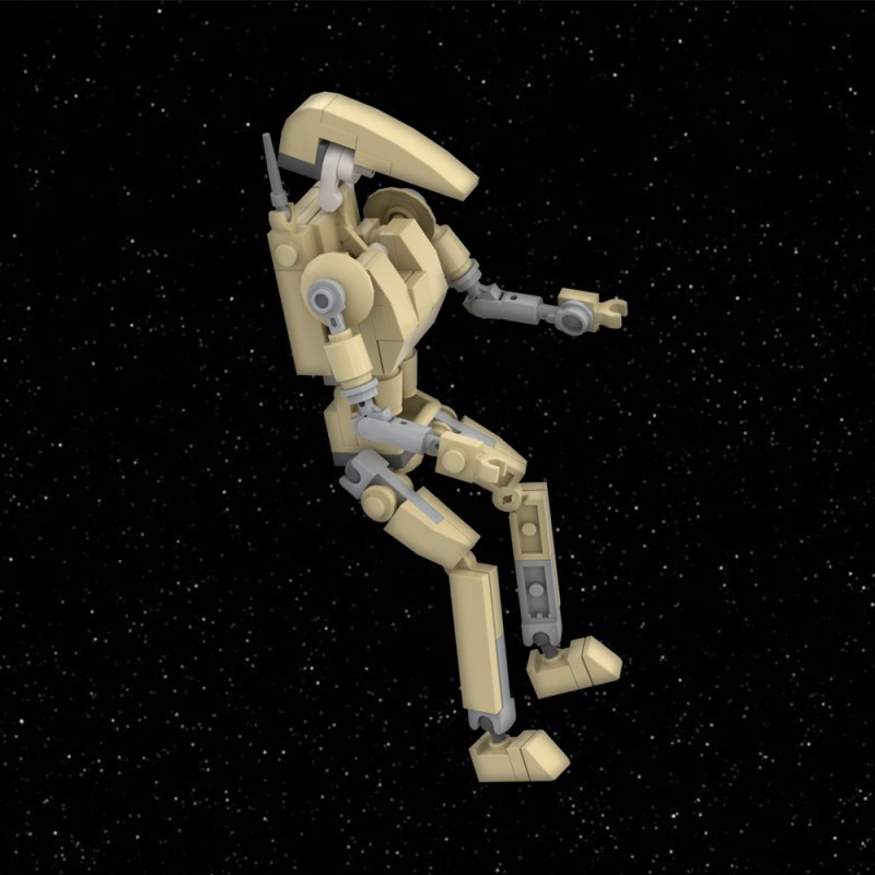 GOBRICKS MOC A0600Y01 B1 Battle Droid - YWOBB