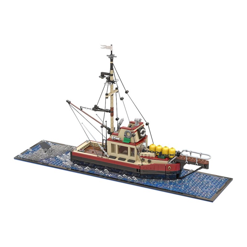 GOBRICKS MOC 38659 Jaws - The Orca - YWOBB