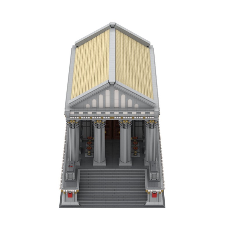 GOBRICKS MOC A1652 Ancient roman temple - YWOBB