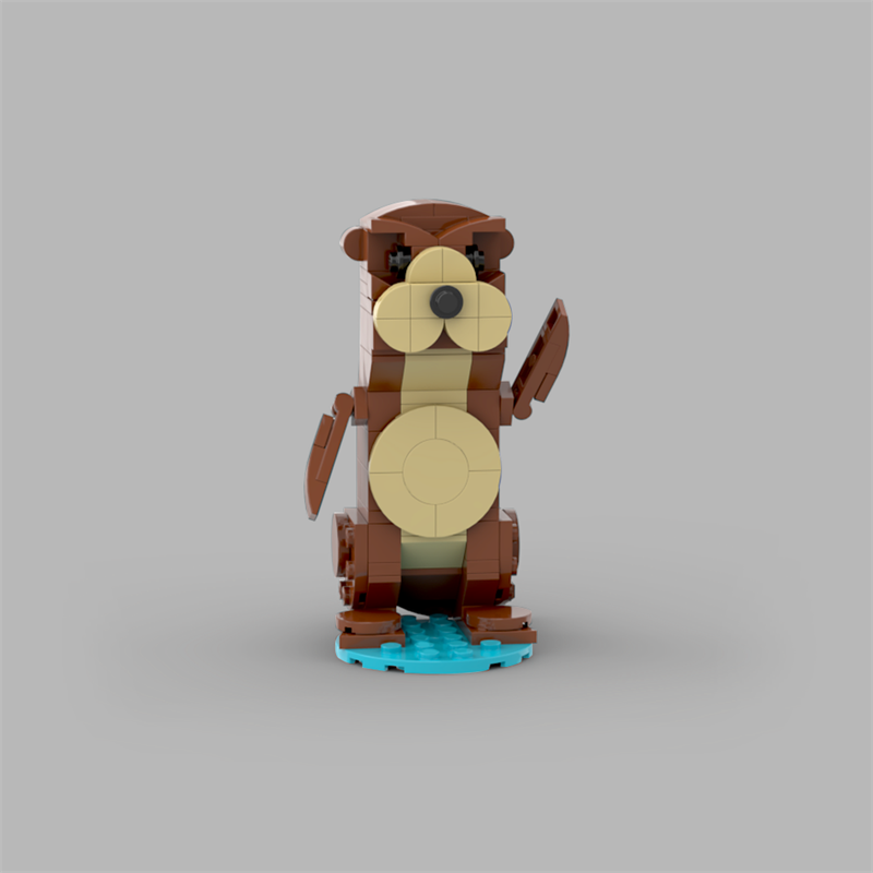 GOBRICKS MOC 188279 Adorable Otter - YWOBB