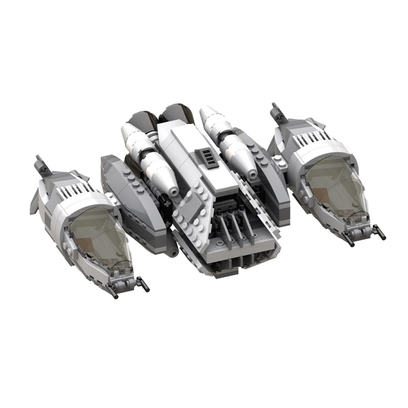 GOBRICKS MOC 188625 B-Wing-Striker - Ugly Class - YWOBB