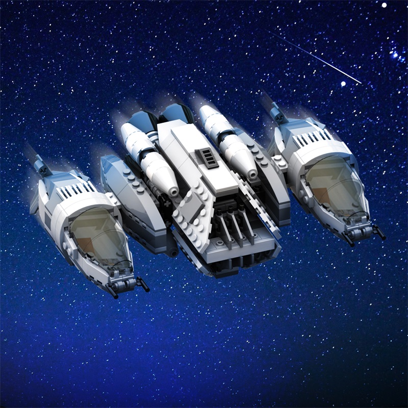 GOBRICKS MOC 188625 B-Wing-Striker - Ugly Class - YWOBB