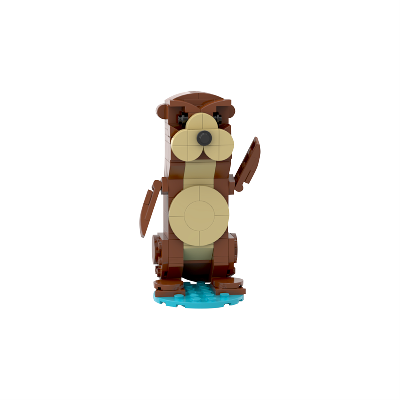 GOBRICKS MOC 188279 Adorable Otter - YWOBB