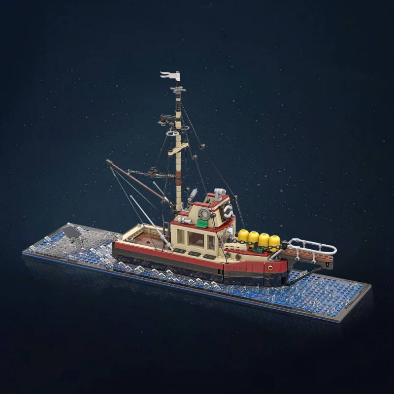 GOBRICKS MOC 38659 Jaws - The Orca - YWOBB