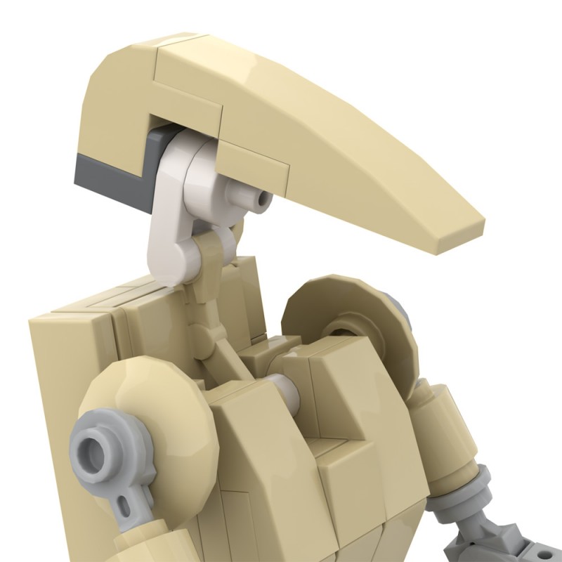 GOBRICKS MOC A0600Y01 B1 Battle Droid - YWOBB