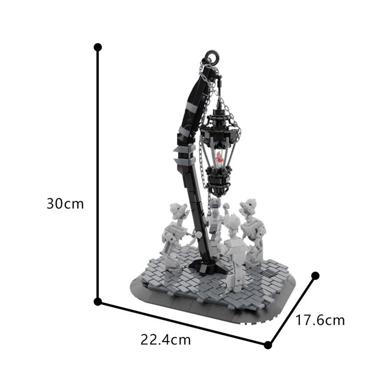 GOBRICKS MOC 187191 Bloodborne Lamp - YWOBB