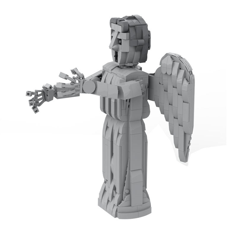 GOBRICKS MOC A1501 Doctor Who Weeping Angel - YWOBB