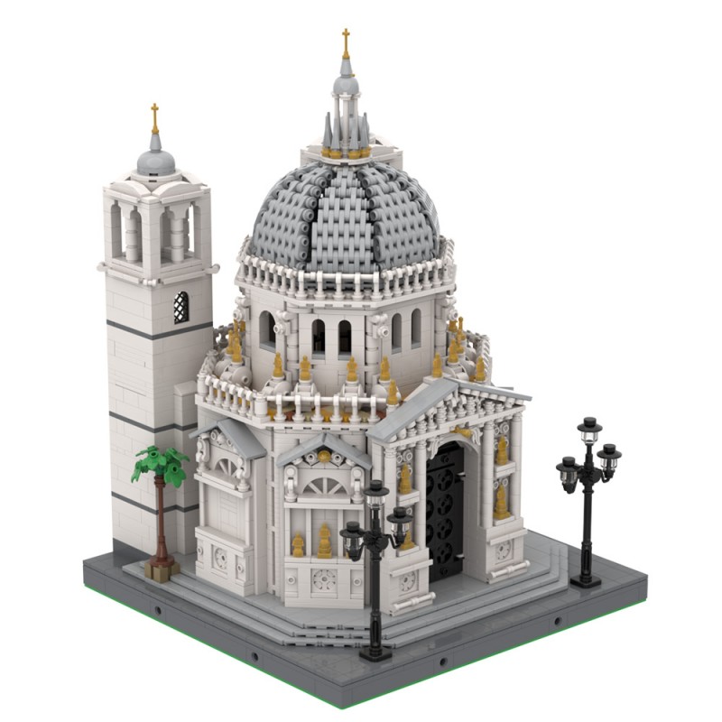 GOBRICKS MOC A1651 Basilica di Santa Maria Della Salute - YWOBB