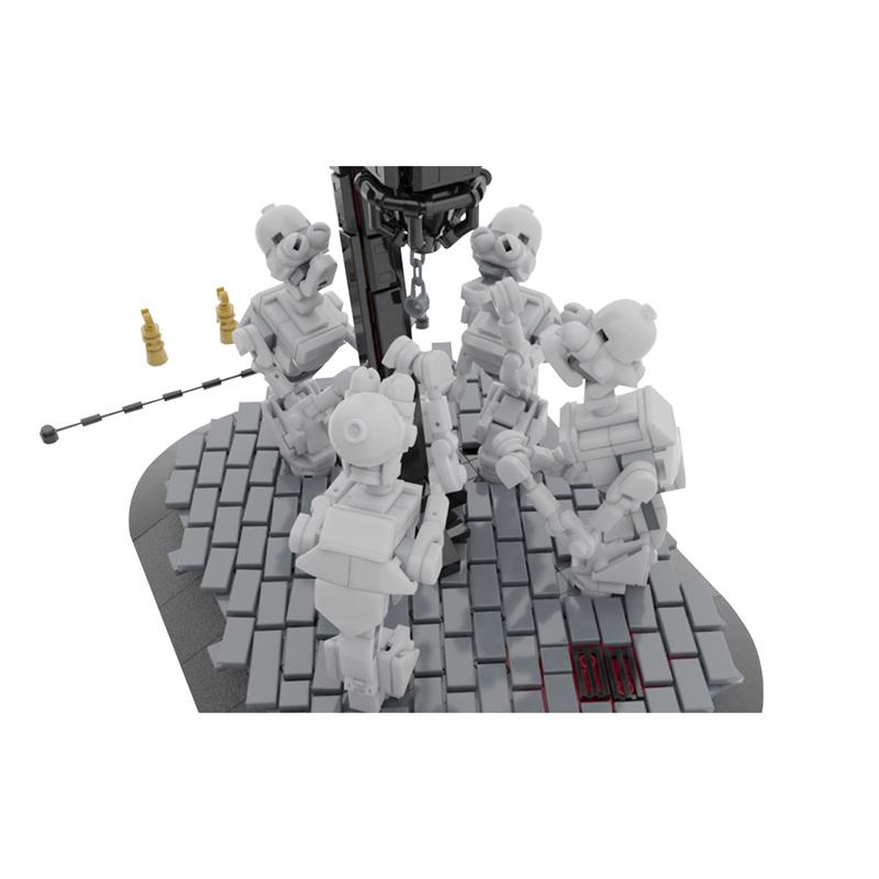 GOBRICKS MOC 187191 Bloodborne Lamp - YWOBB