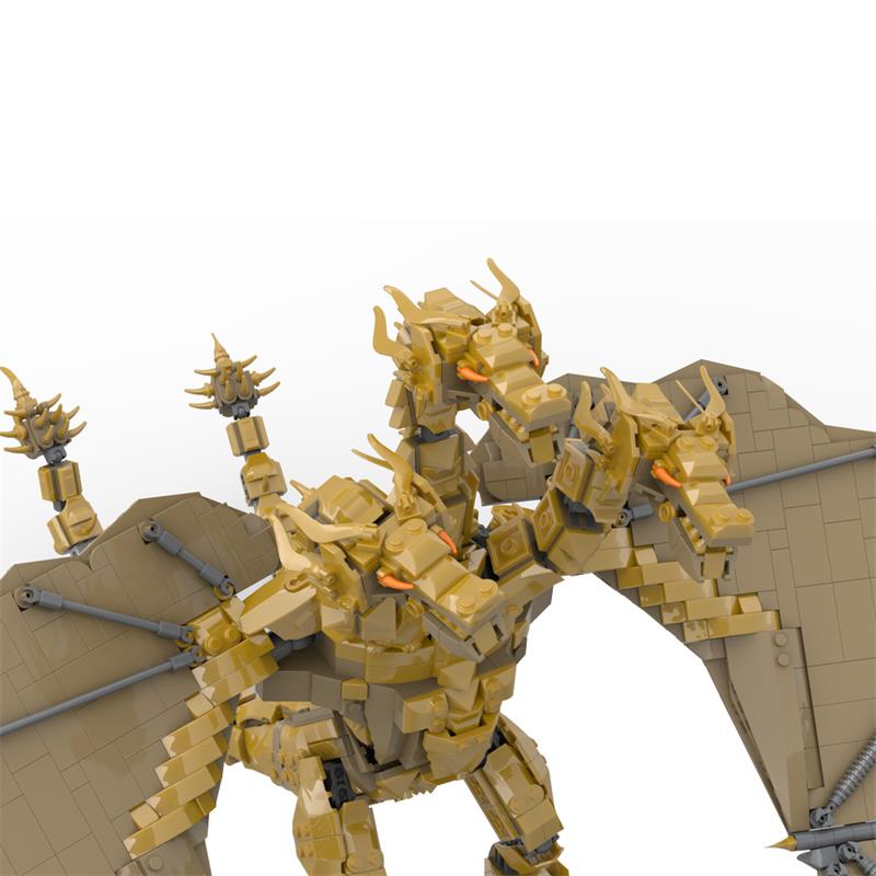GOBRICKS MOC 188706 King Ghidorah - YWOBB