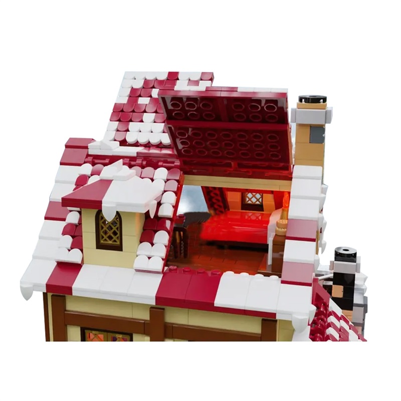 GOBRICKS MOC 187924 The Tavern Under the Snow - YWOBB