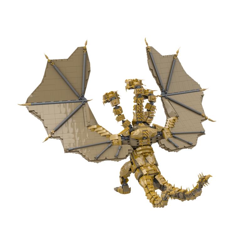GOBRICKS MOC 188706 King Ghidorah - YWOBB