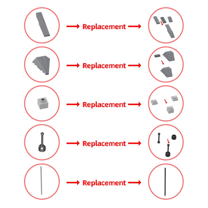 GOBRICKS MOC 188089 Avatar Helicopter Samson SA-2 - YWOBB