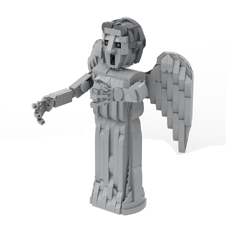 GOBRICKS MOC A1501 Doctor Who Weeping Angel - YWOBB