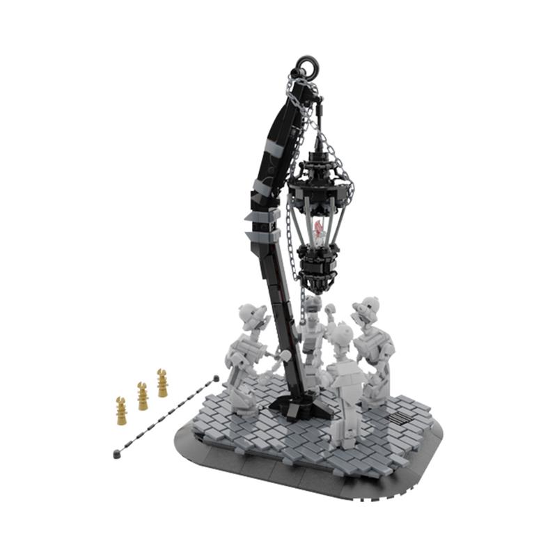 GOBRICKS MOC 187191 Bloodborne Lamp - YWOBB