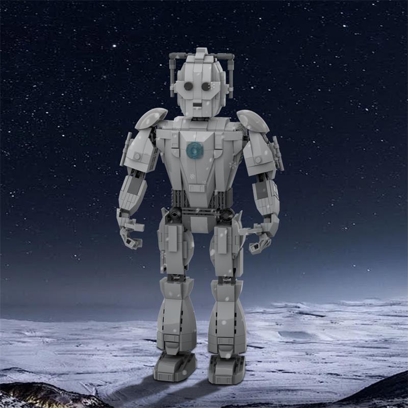 GOBRICKS MOC A1499 Doctor Who Cyberman - YWOBB
