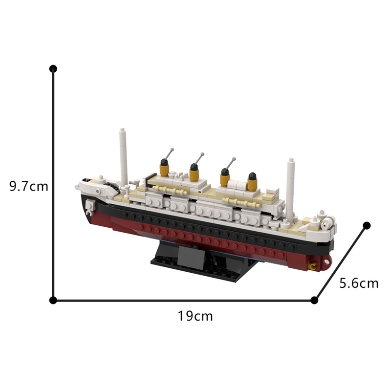 GOBRICKS MOC 187066 Titanic - YWOBB