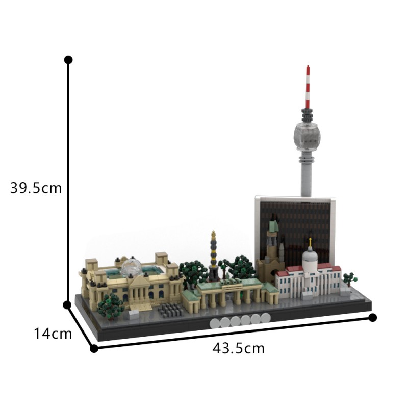 GOBRICKS MOC 197505 Berlin - YWOBB