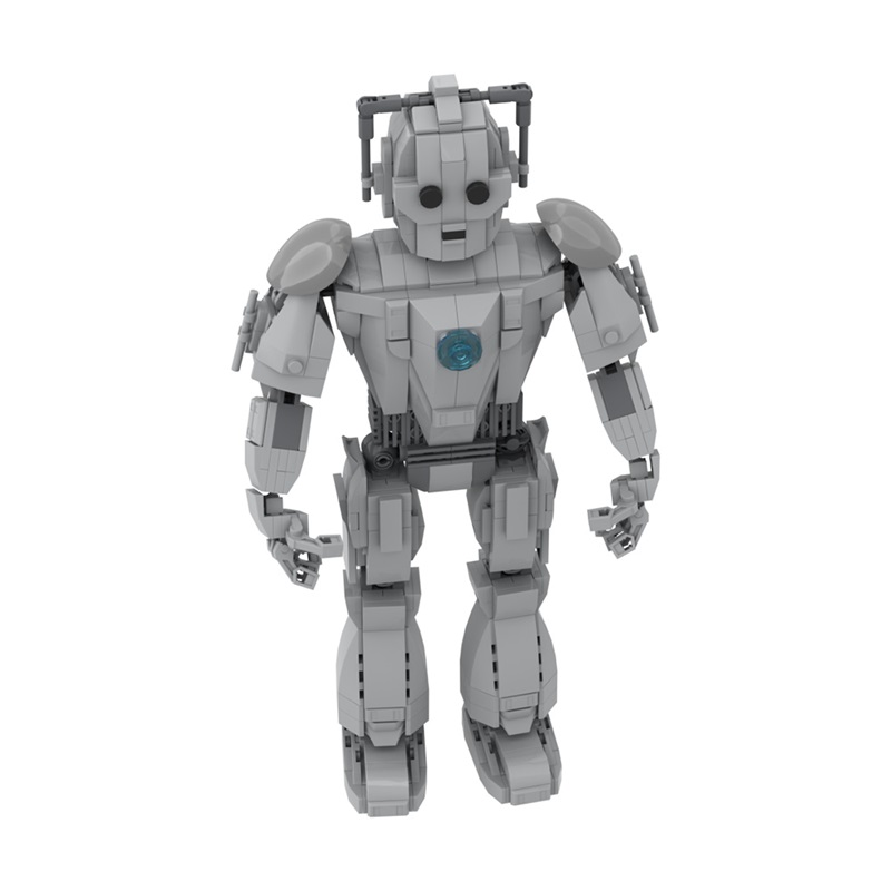 GOBRICKS MOC A1499 Doctor Who Cyberman - YWOBB