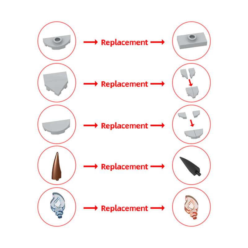 GOBRICKS MOC 187191 Bloodborne Lamp - YWOBB