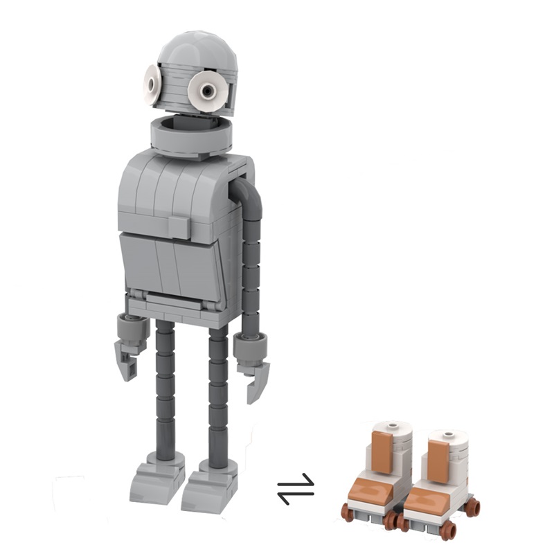 GOBRICKS MOC A1490 Robot Dreams - YWOBB