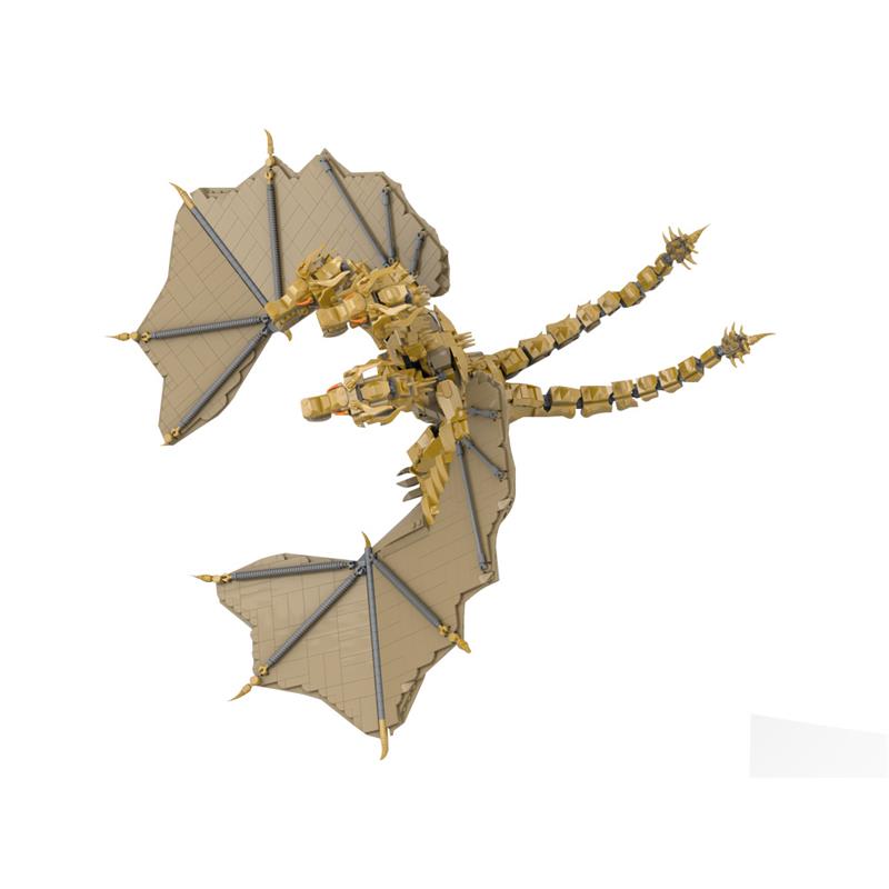 GOBRICKS MOC 188706 King Ghidorah - YWOBB
