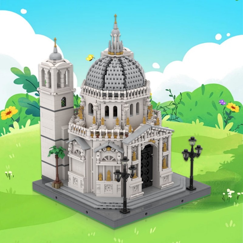 GOBRICKS MOC A1651 Basilica di Santa Maria Della Salute - YWOBB