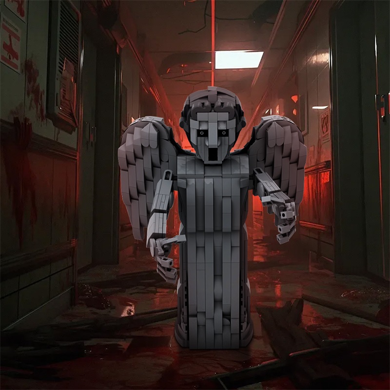 GOBRICKS MOC A1501 Doctor Who Weeping Angel - YWOBB