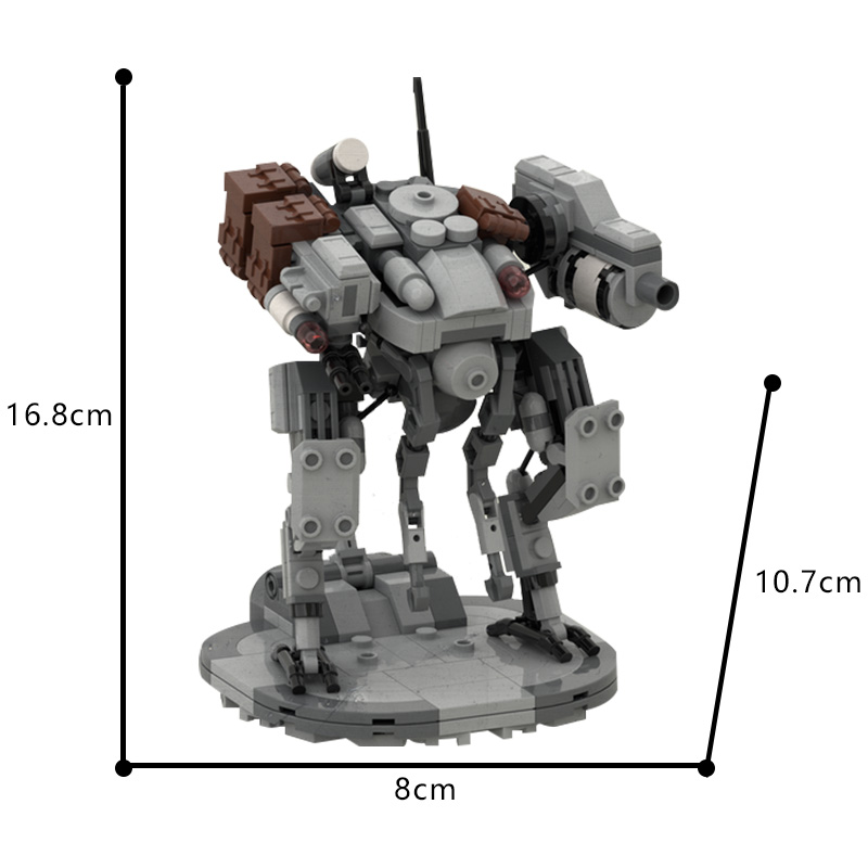 GOBRICKS MOC 186339 M2A4B Strider V2 - YWOBB