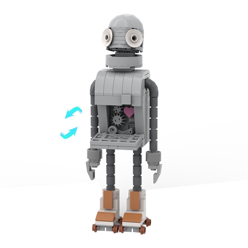 GOBRICKS MOC A1490 Robot Dreams - YWOBB