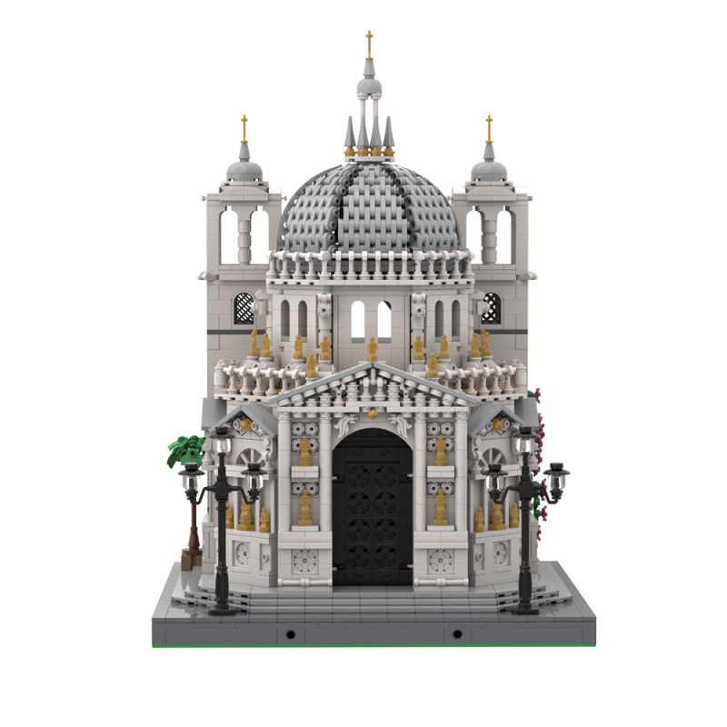GOBRICKS MOC A1651 Basilica di Santa Maria Della Salute - YWOBB
