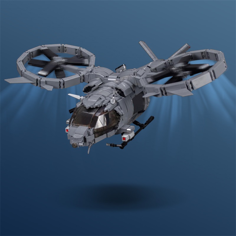 GOBRICKS MOC 188089 Avatar Helicopter Samson SA-2 - YWOBB