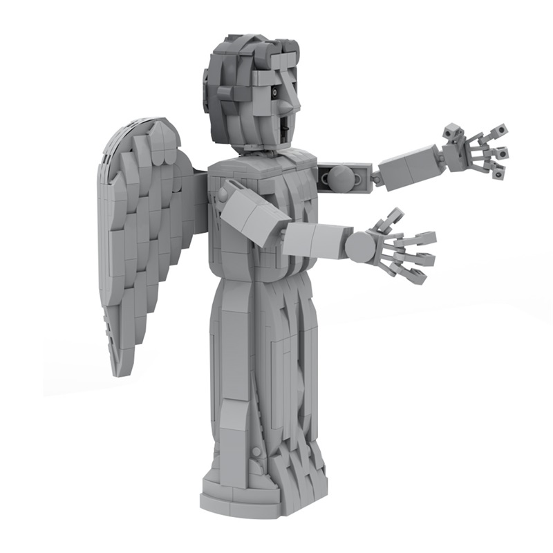 GOBRICKS MOC A1501 Doctor Who Weeping Angel - YWOBB
