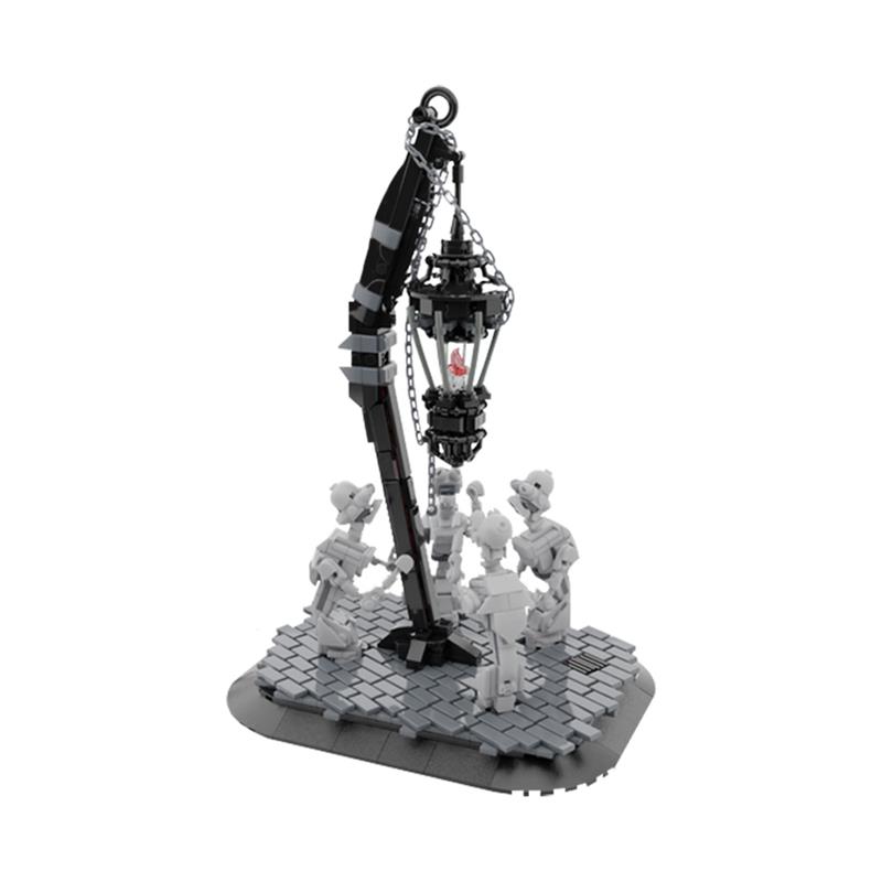 GOBRICKS MOC 187191 Bloodborne Lamp - YWOBB