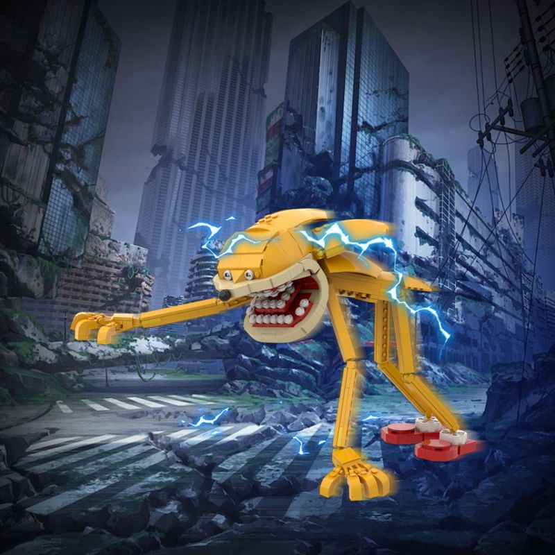 GOBRICKS MOC A1624Y01 Sonic the Hedgehog - Yellow - YWOBB