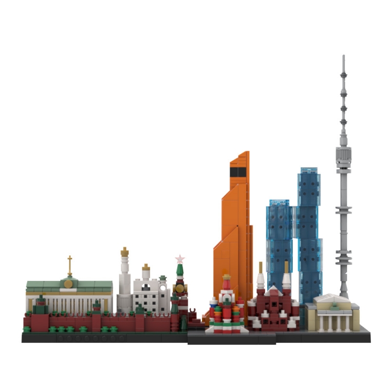 GOBRICKS MOC 193781 Moscow Skyline - YWOBB