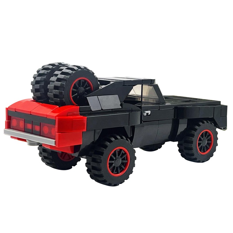 GOBRICKS MOC 186758 Dom's Dodge Charger from Furious 7 - YWOBB