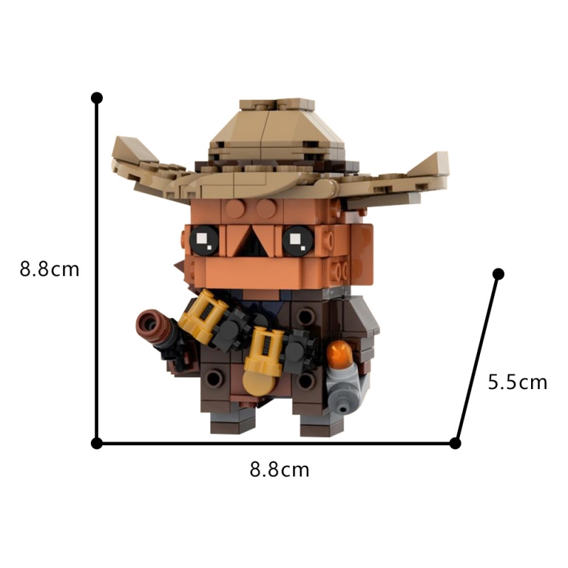 GOBRICKS MOC 183828 Ghoul-Fallout - YWOBB