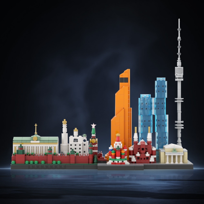 GOBRICKS MOC 193781 Moscow Skyline - YWOBB